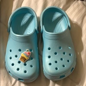 Pearl Blue Crocs